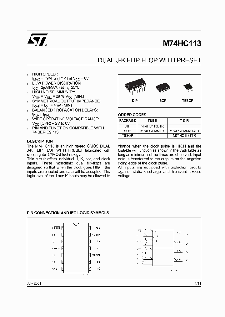 M74HC113TTR_5915689.PDF Datasheet