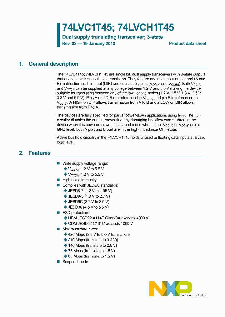 74LVC1T45_5915855.PDF Datasheet