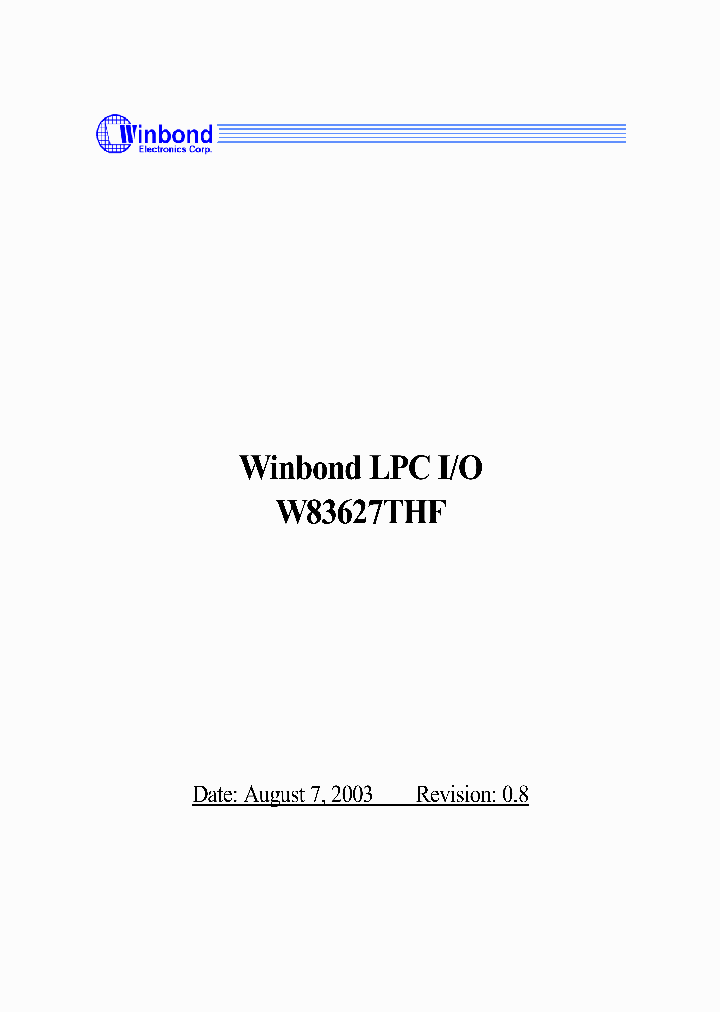 W83627THF_5915969.PDF Datasheet