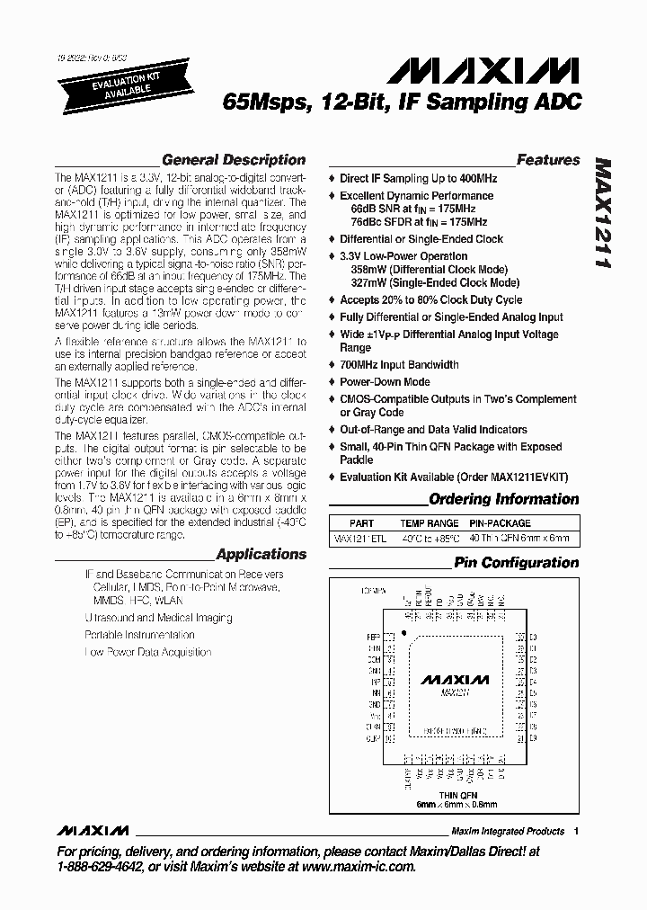 MAX1211_5917084.PDF Datasheet