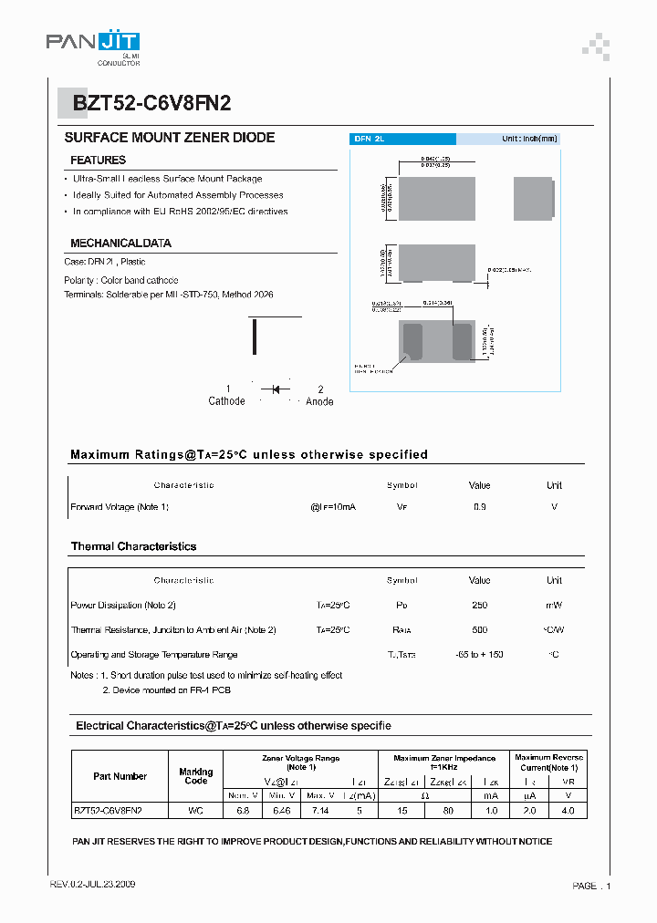 BZT52-C6V8FN2_5917688.PDF Datasheet