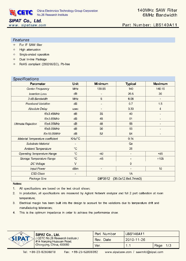 LBS140A1110_5920761.PDF Datasheet