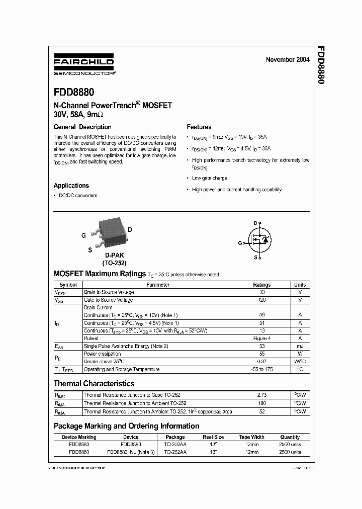 FDD8880NL_5925279.PDF Datasheet