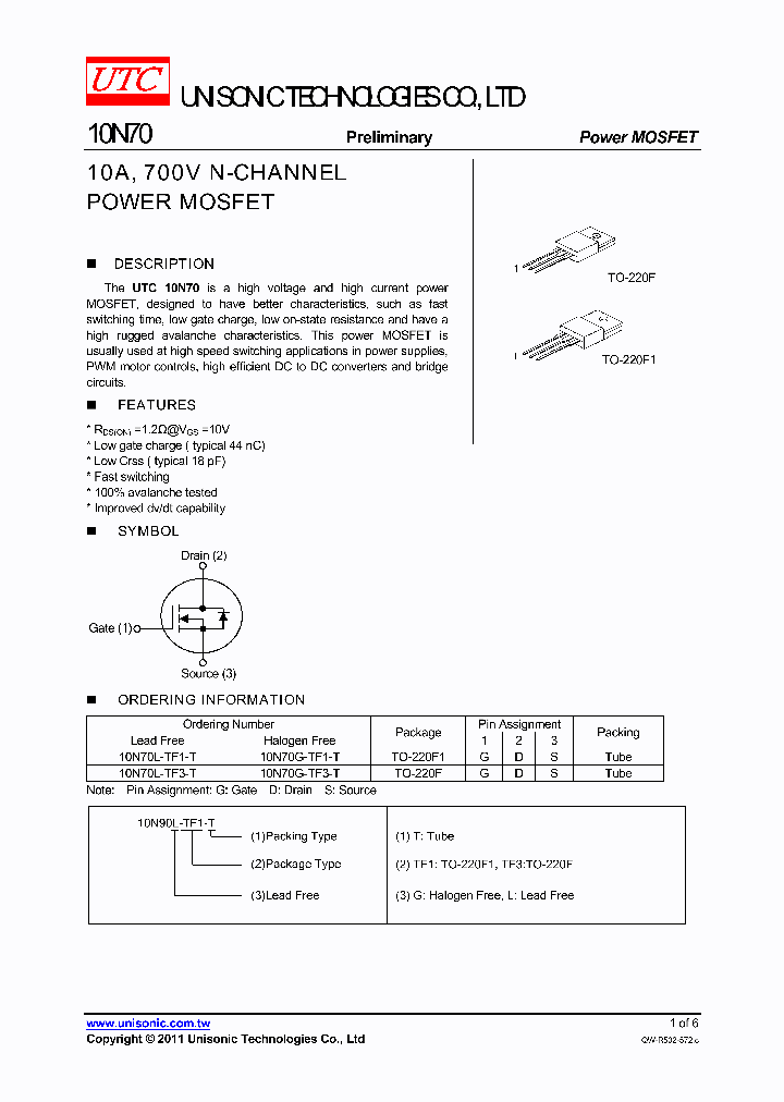10N70G-TF1-T_5926034.PDF Datasheet