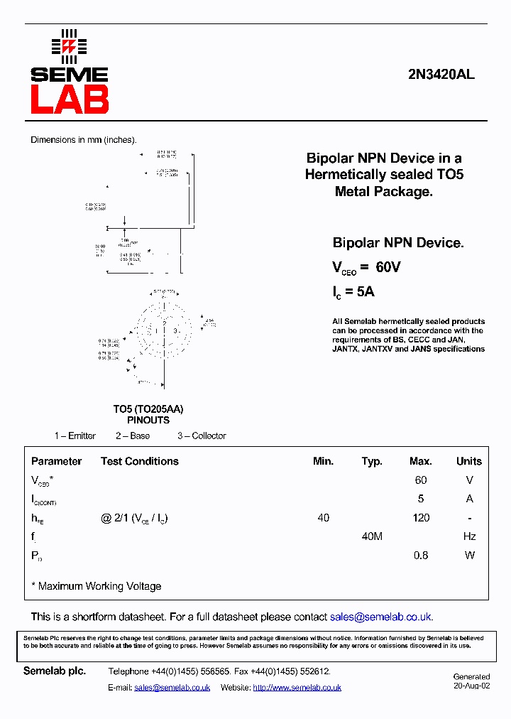 2N3420AL_5925351.PDF Datasheet