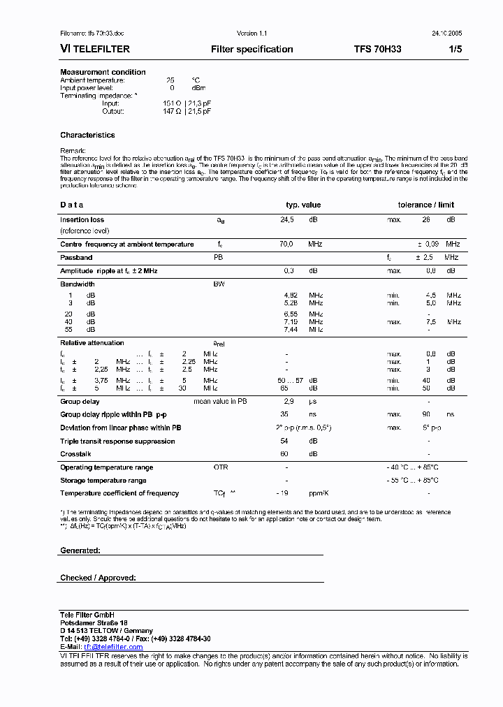 TFS70H3305_5928748.PDF Datasheet