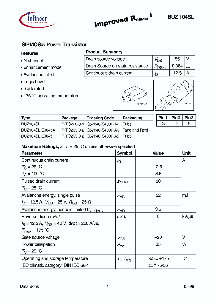 BUZ104SLE3045A_5930057.PDF Datasheet