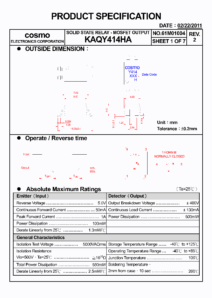 KAQY414HA_5930135.PDF Datasheet