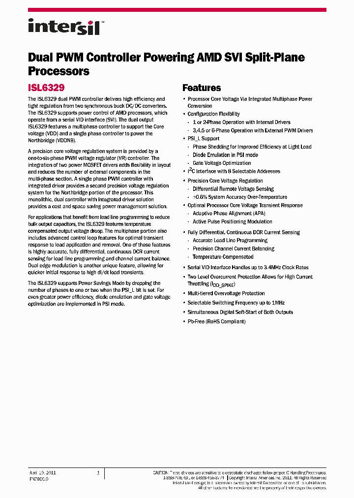 ISL6329IRZ_5926780.PDF Datasheet