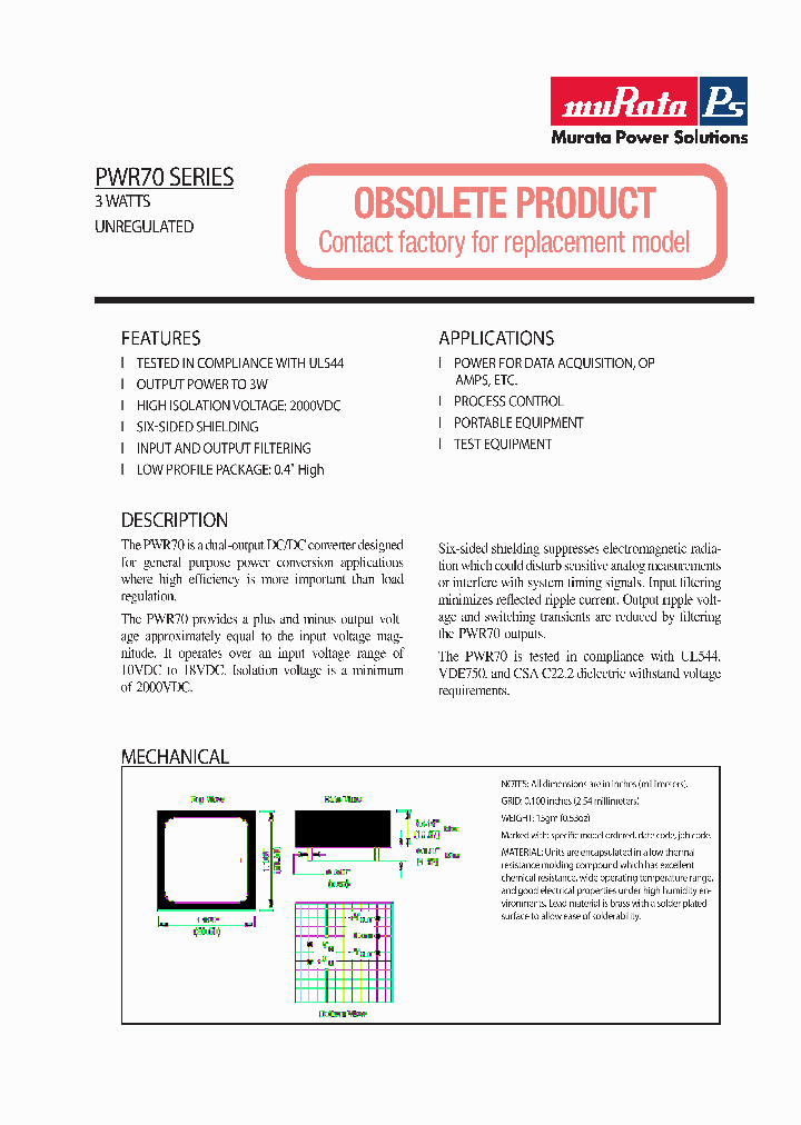 PWR70_5930207.PDF Datasheet
