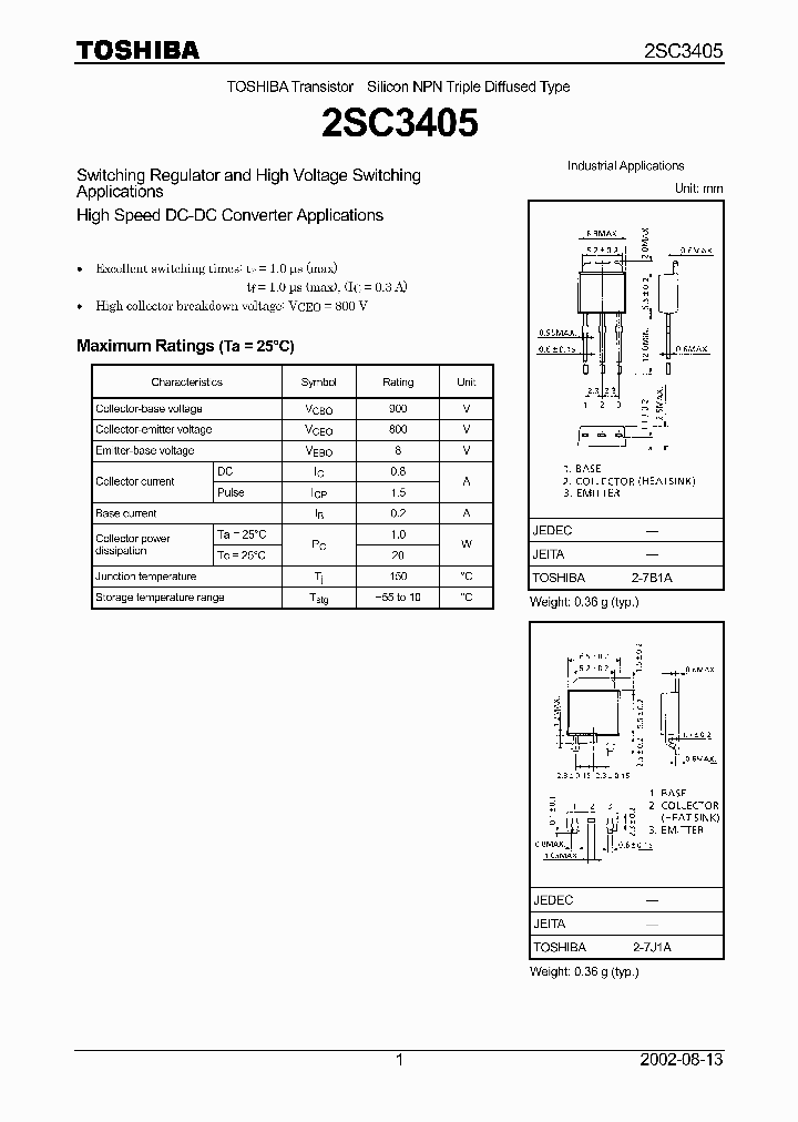 2SC3405_5931204.PDF Datasheet