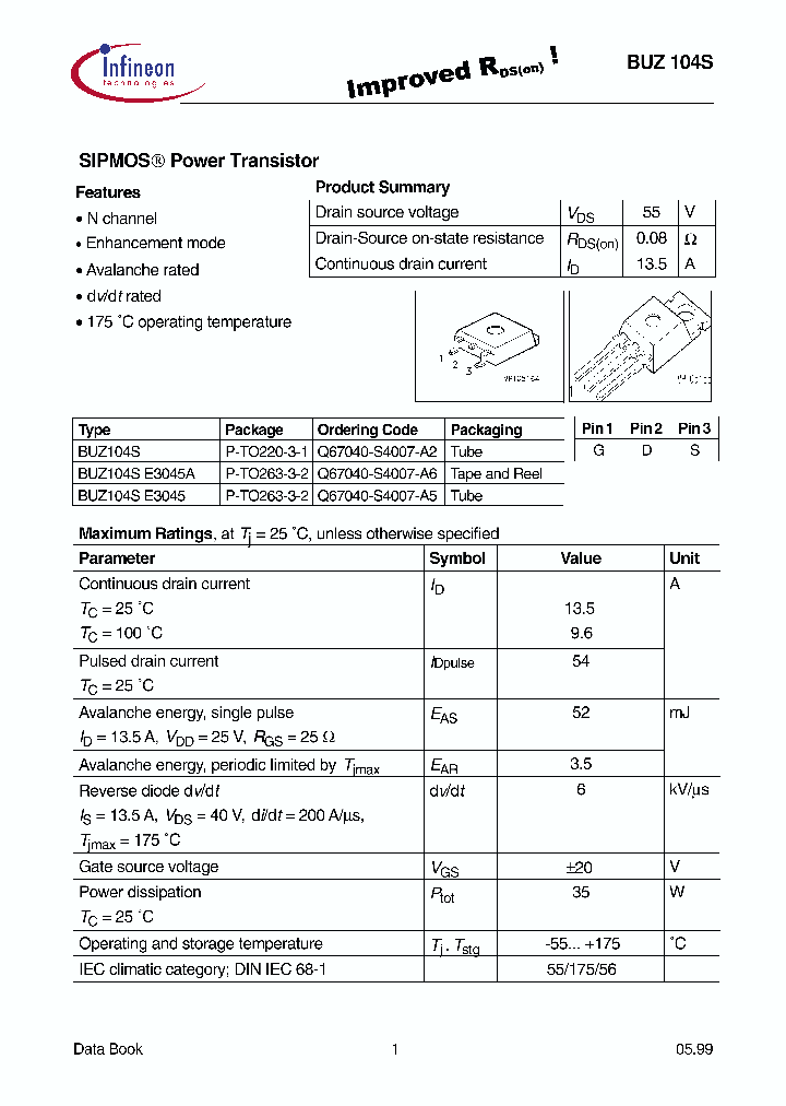 BUZ104SE3045A_5930056.PDF Datasheet