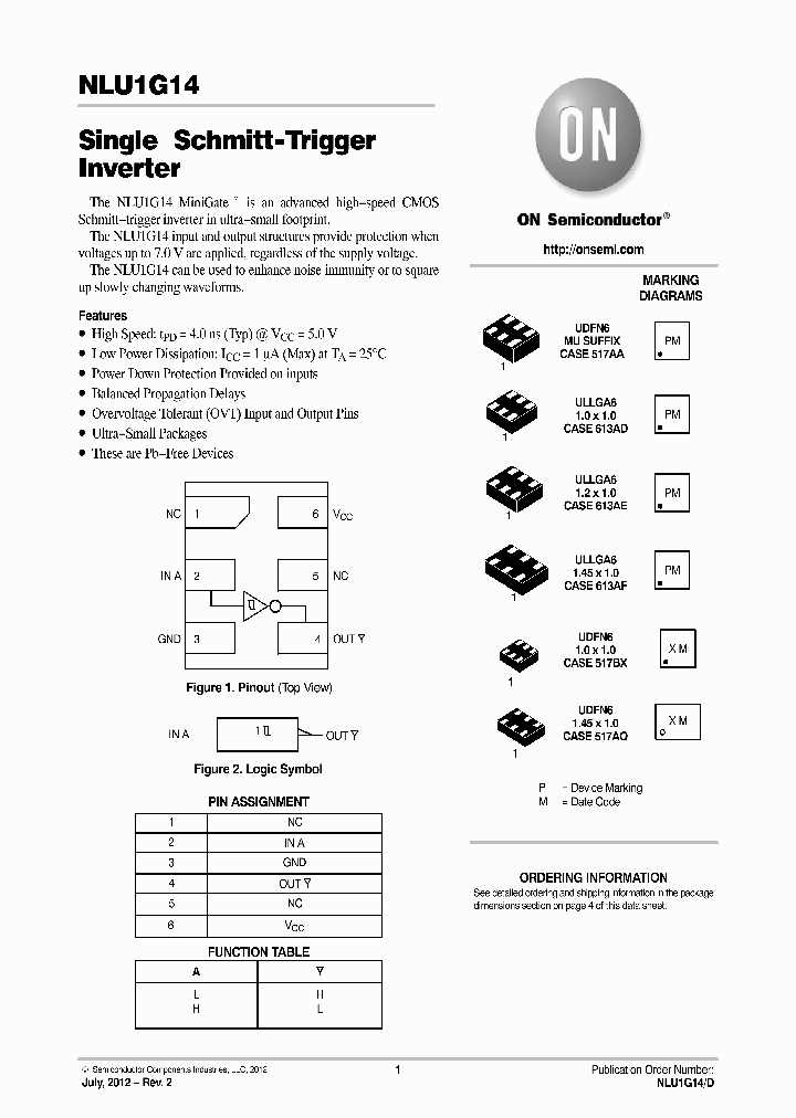 NLU1G14AMUTCG_5934687.PDF Datasheet