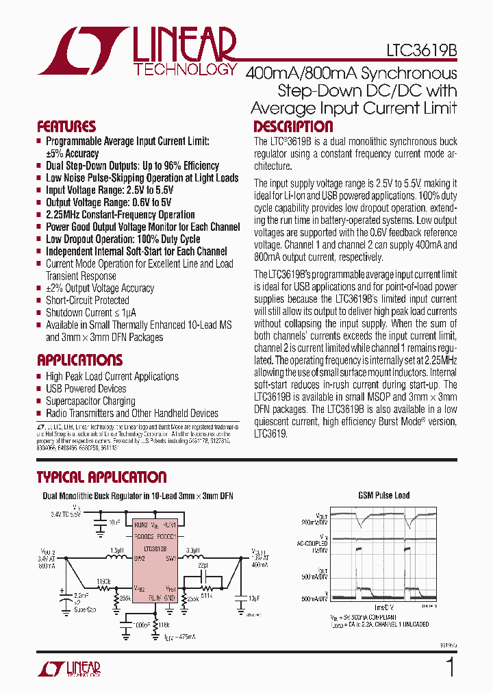 LTC3619BEDD-PBF_5938216.PDF Datasheet