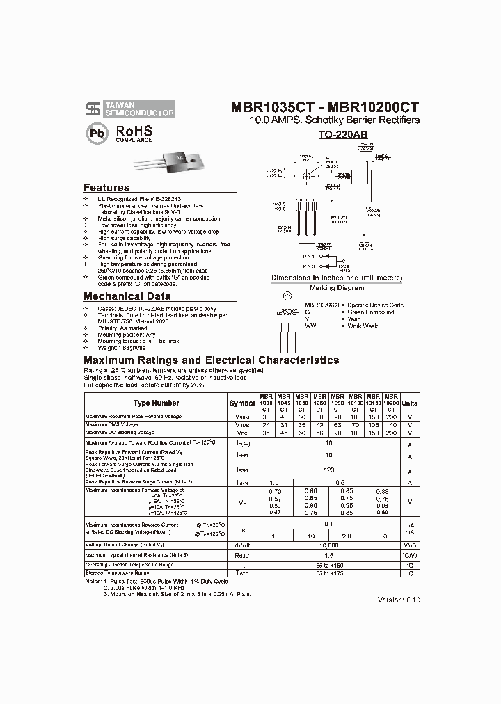MBR1035CT10_5938660.PDF Datasheet