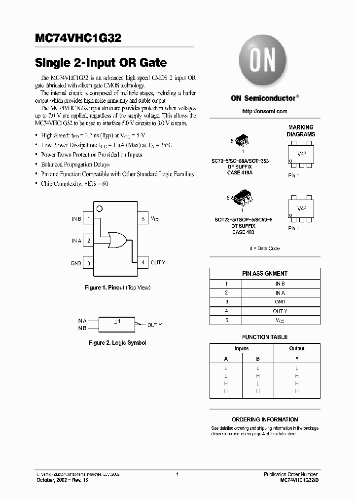 MC74VHC1G32DFT2G_5940498.PDF Datasheet