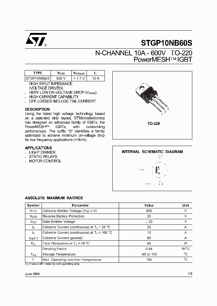 STGP10NB60S_5943833.PDF Datasheet