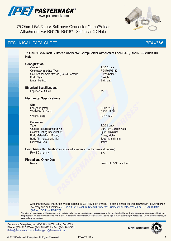 PE44266_5945790.PDF Datasheet