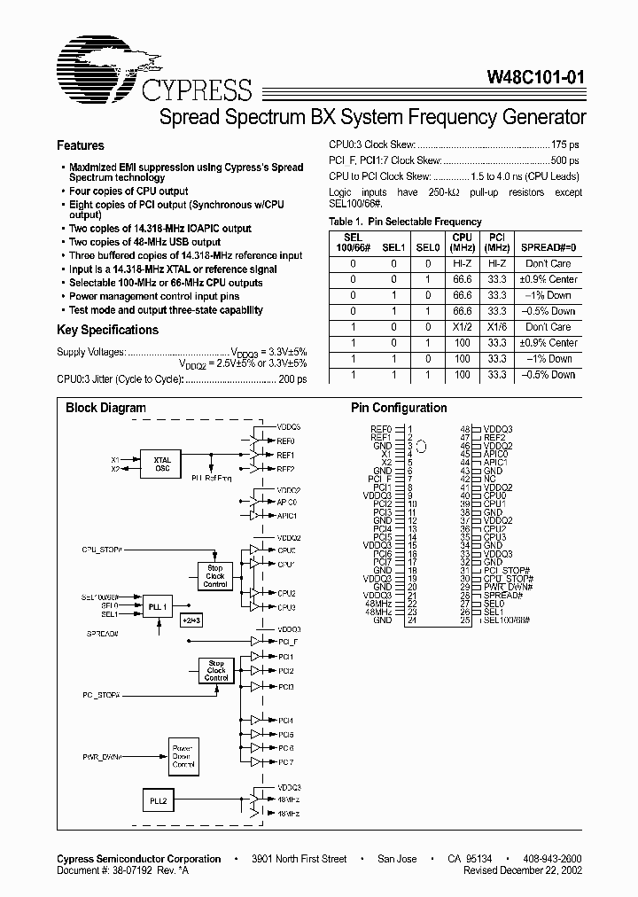 W48C101-01H_5946315.PDF Datasheet