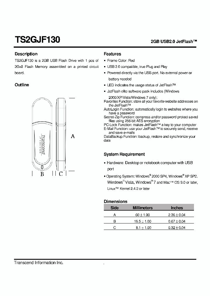 TS2GJF130_5946420.PDF Datasheet