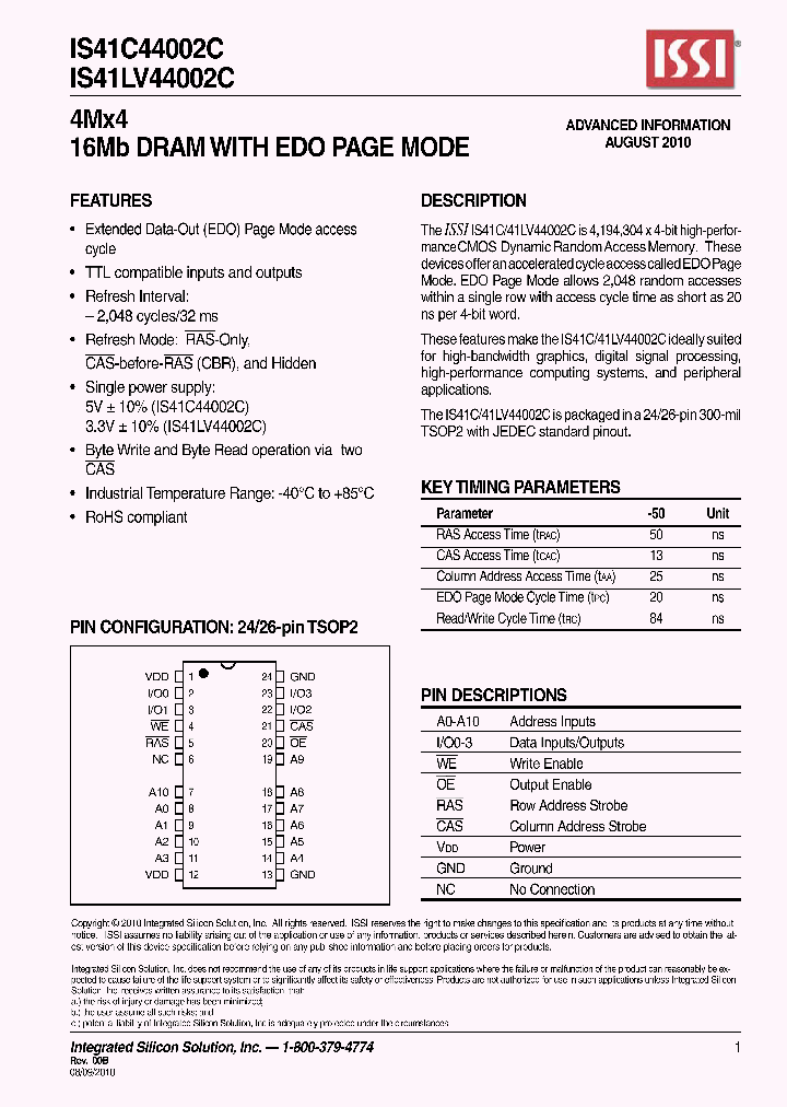 IS41C44002C_5948253.PDF Datasheet