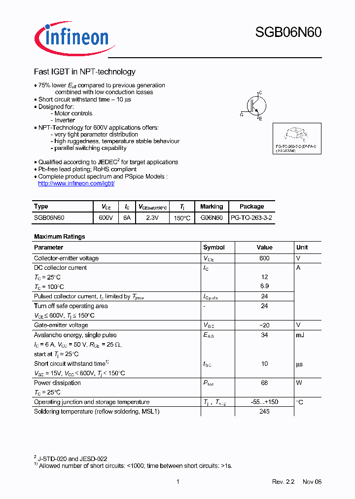 SGB06N60_5952980.PDF Datasheet