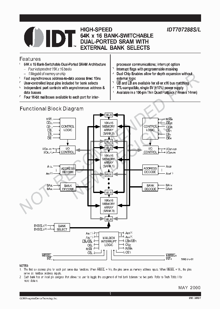 IDT707288L20PFI_5953037.PDF Datasheet