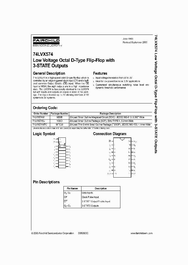 74LVX574MX_5951859.PDF Datasheet