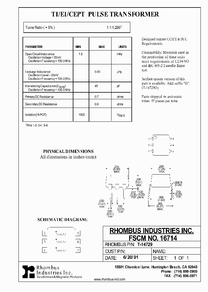 T-14729_5951539.PDF Datasheet