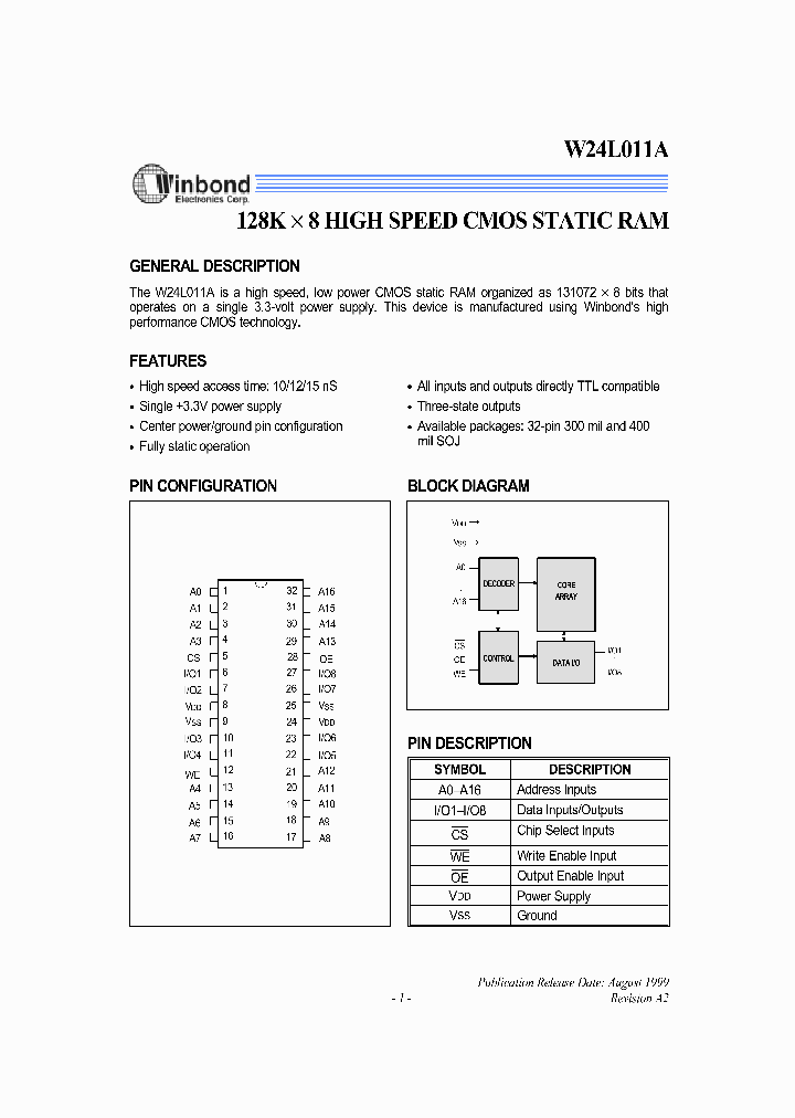 W24L011AJI_5957117.PDF Datasheet
