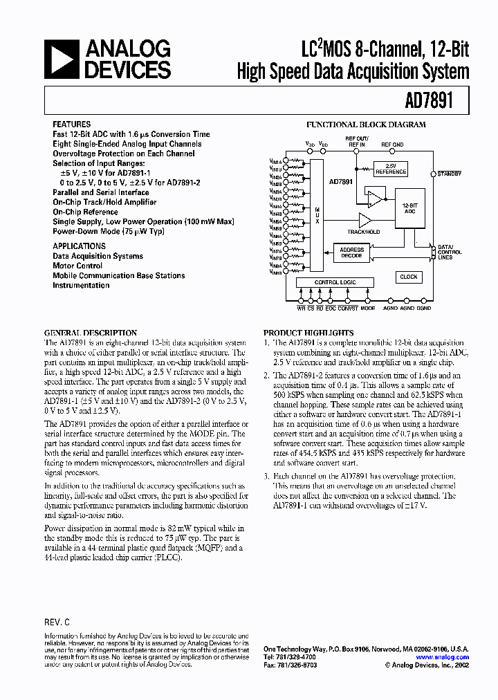 AD7891_5957000.PDF Datasheet