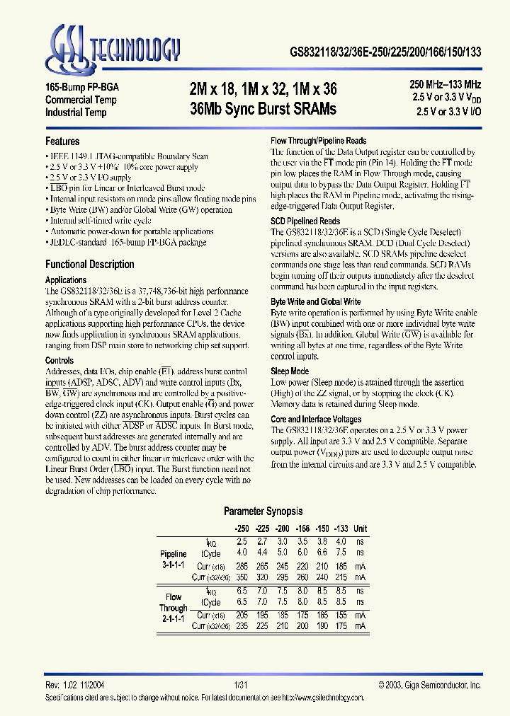 GS832118_5957800.PDF Datasheet