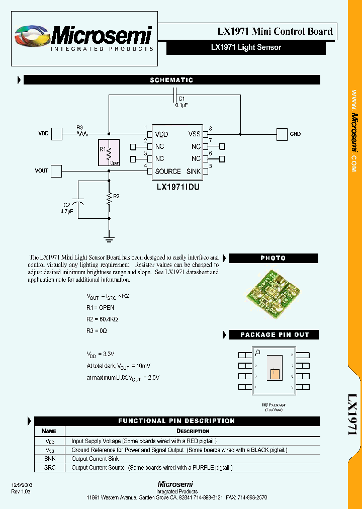 LX1971MINIEVAL_5958049.PDF Datasheet