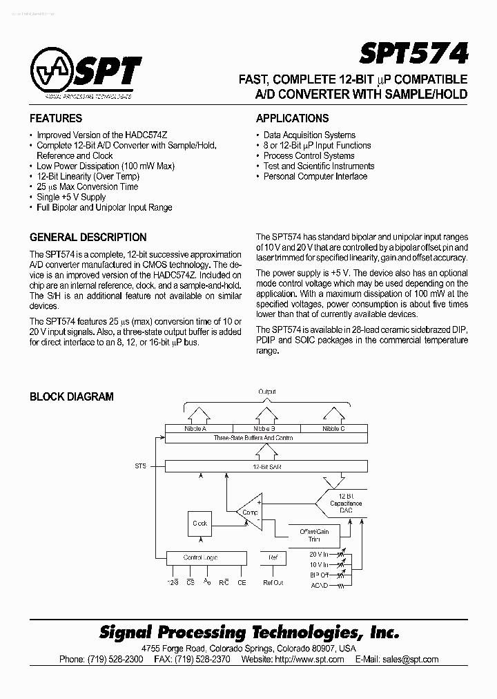 SPT574_5958103.PDF Datasheet