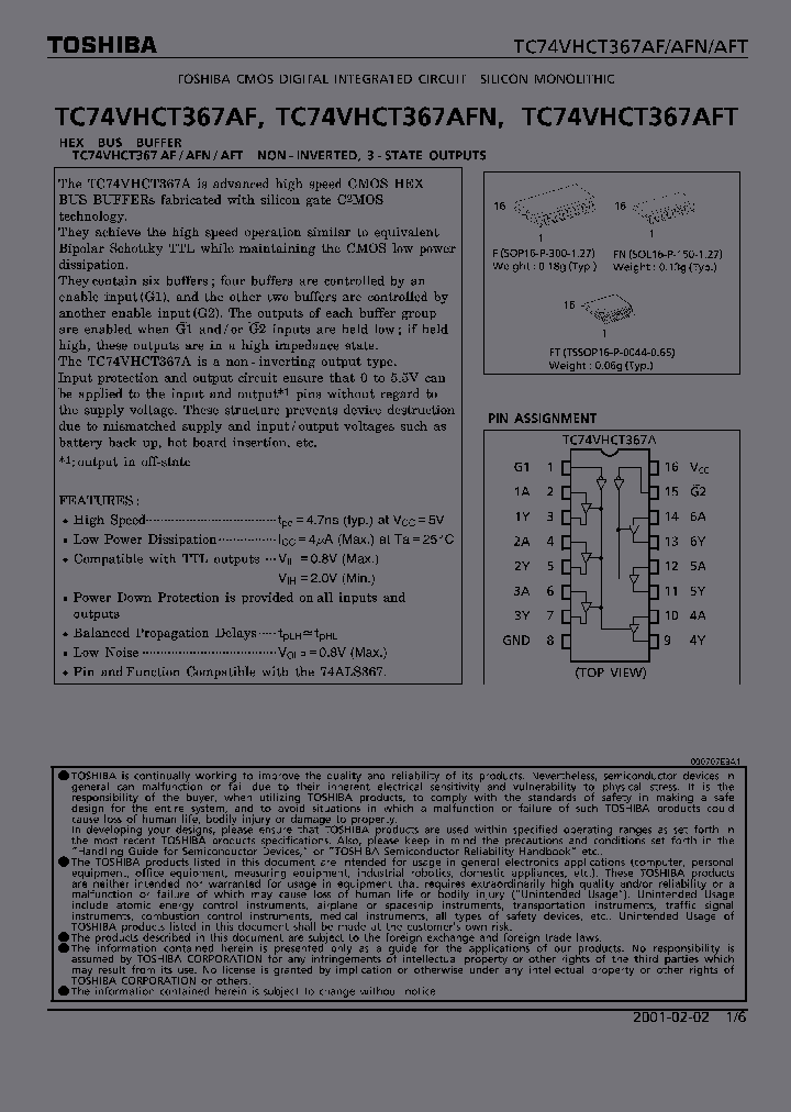 TC74VHCT367AFN_5958892.PDF Datasheet