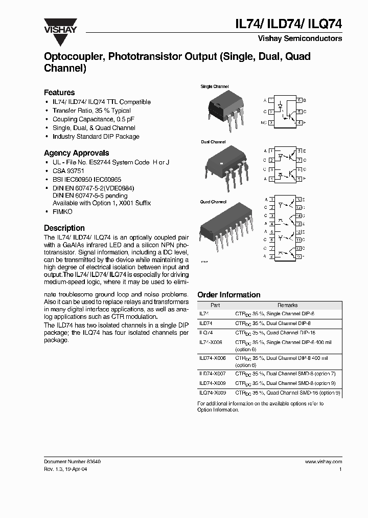 ILQ74_5960775.PDF Datasheet