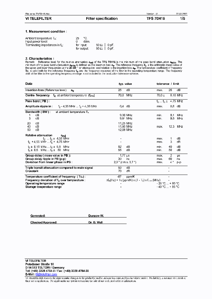 TFS70H16_5961235.PDF Datasheet