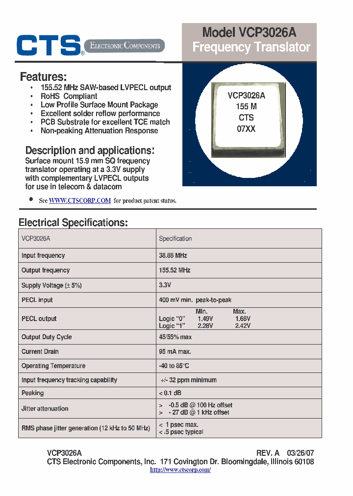 VCP3026A155M_5964485.PDF Datasheet