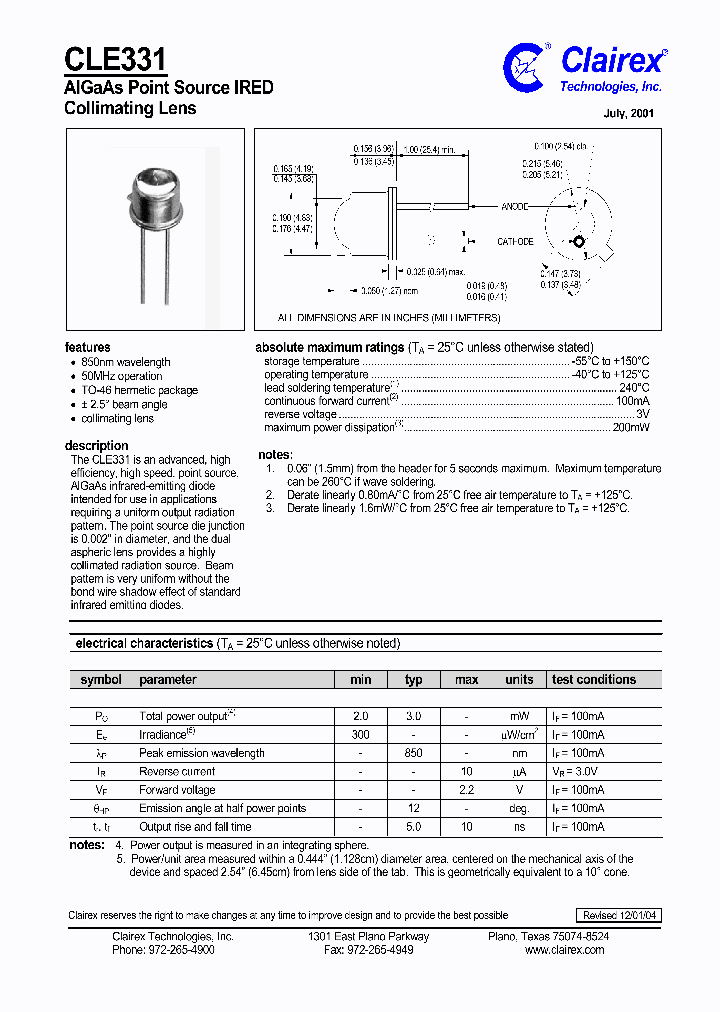 CLE331_5965806.PDF Datasheet