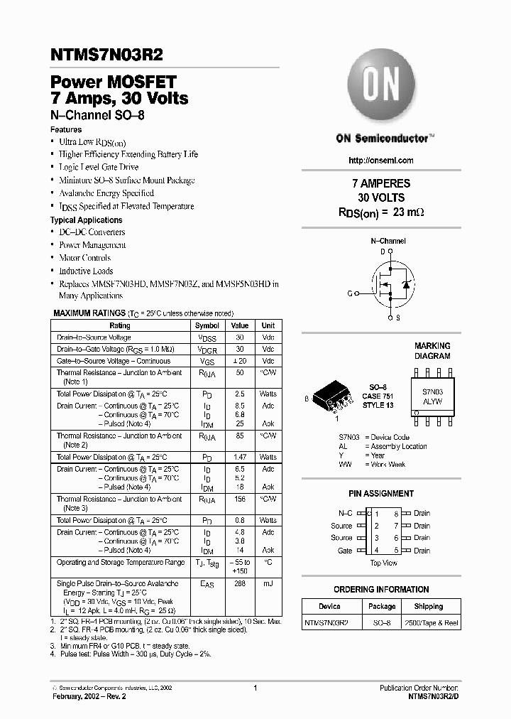 NTMS7N03R2-D_5966691.PDF Datasheet