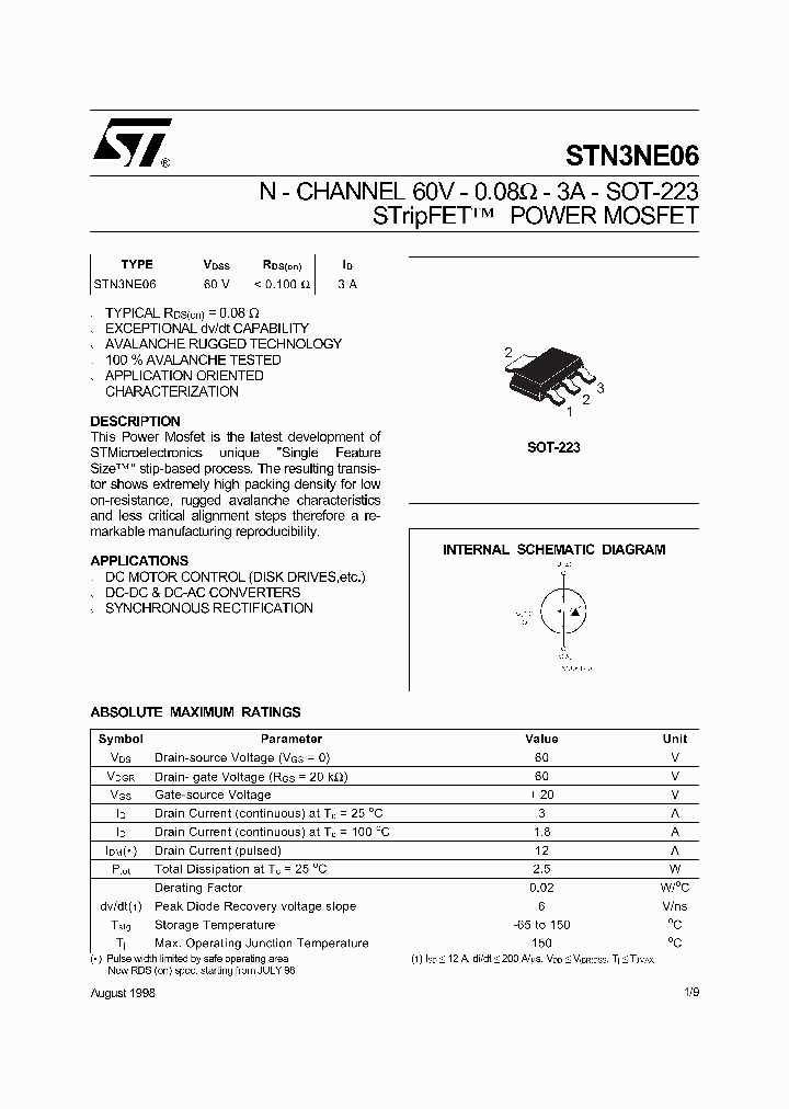 STN3NE06_5966797.PDF Datasheet