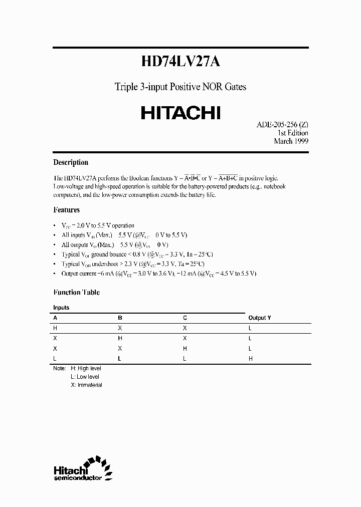 HD74LV27A_5967000.PDF Datasheet