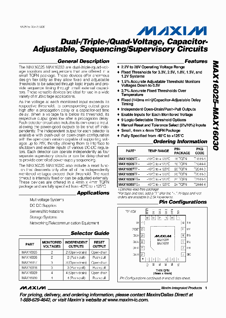 MAX16028TPT_5969094.PDF Datasheet