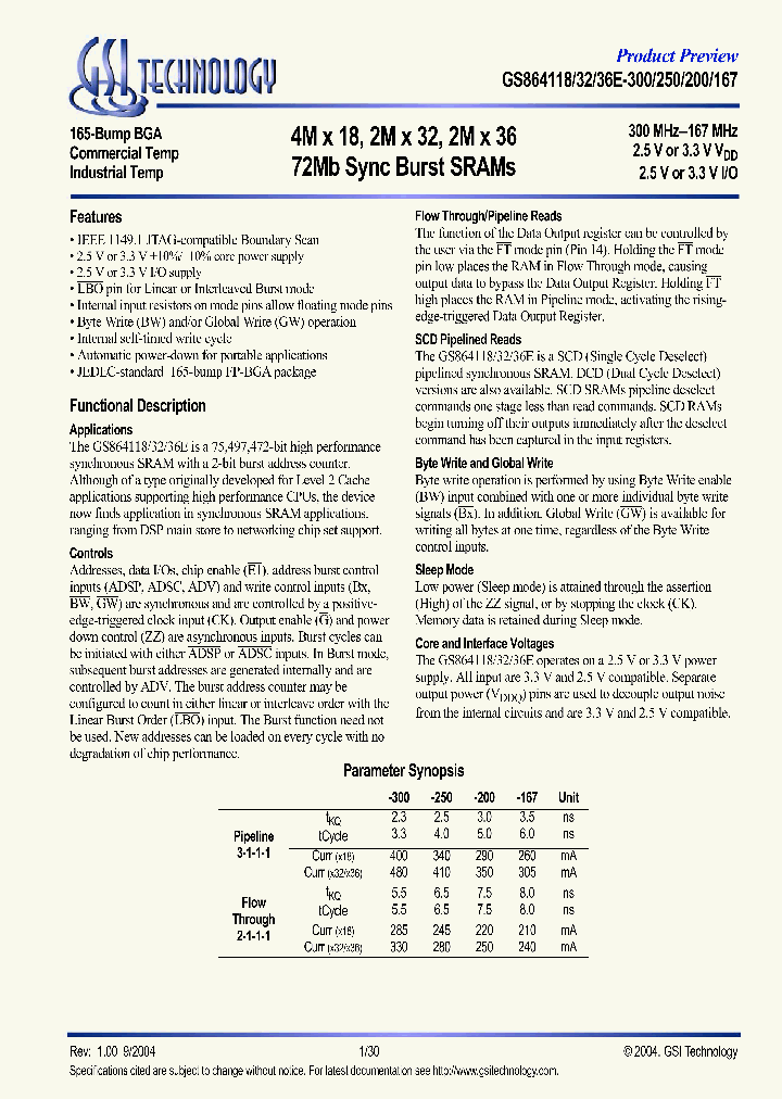 GS864118_5968656.PDF Datasheet