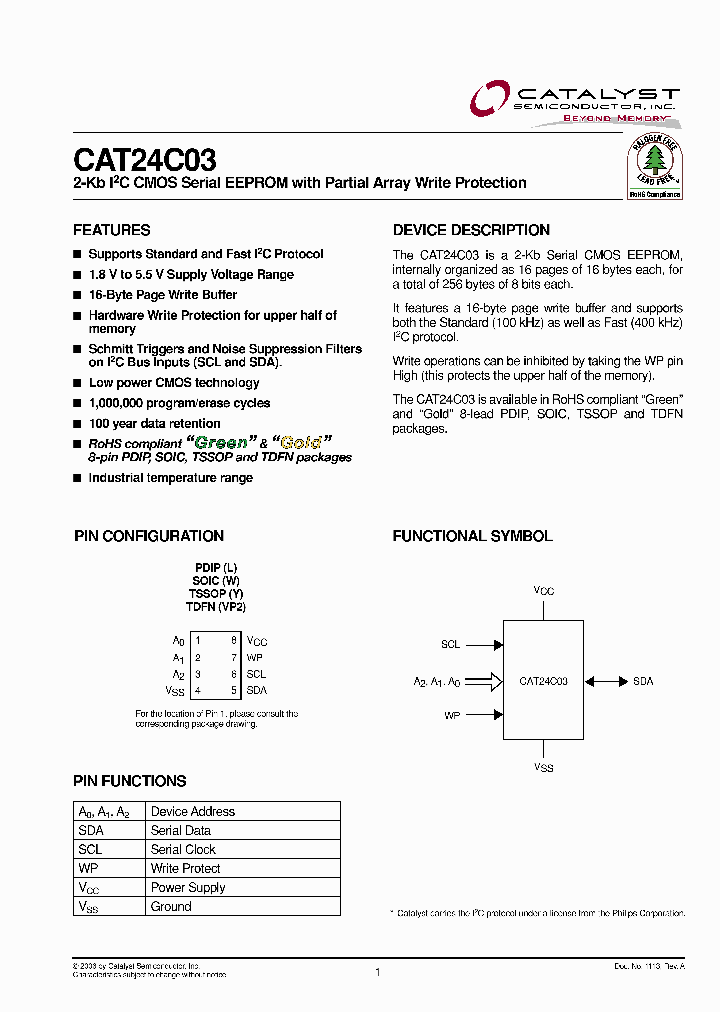 CAT24C03WI-3_5969186.PDF Datasheet