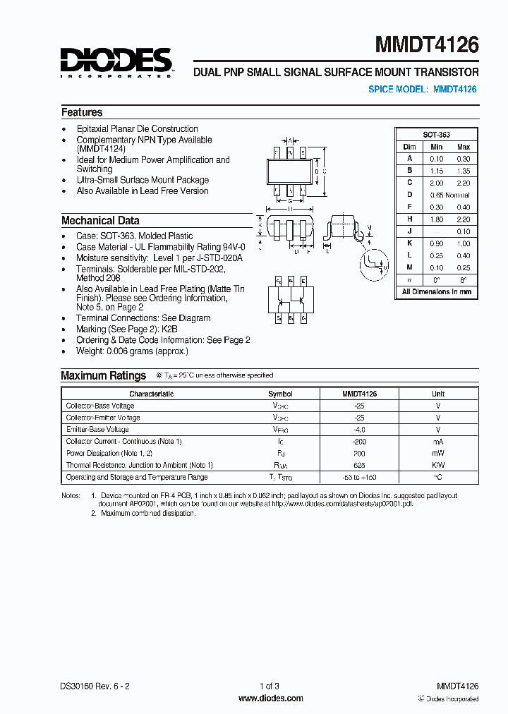 MMDT4126_5969807.PDF Datasheet