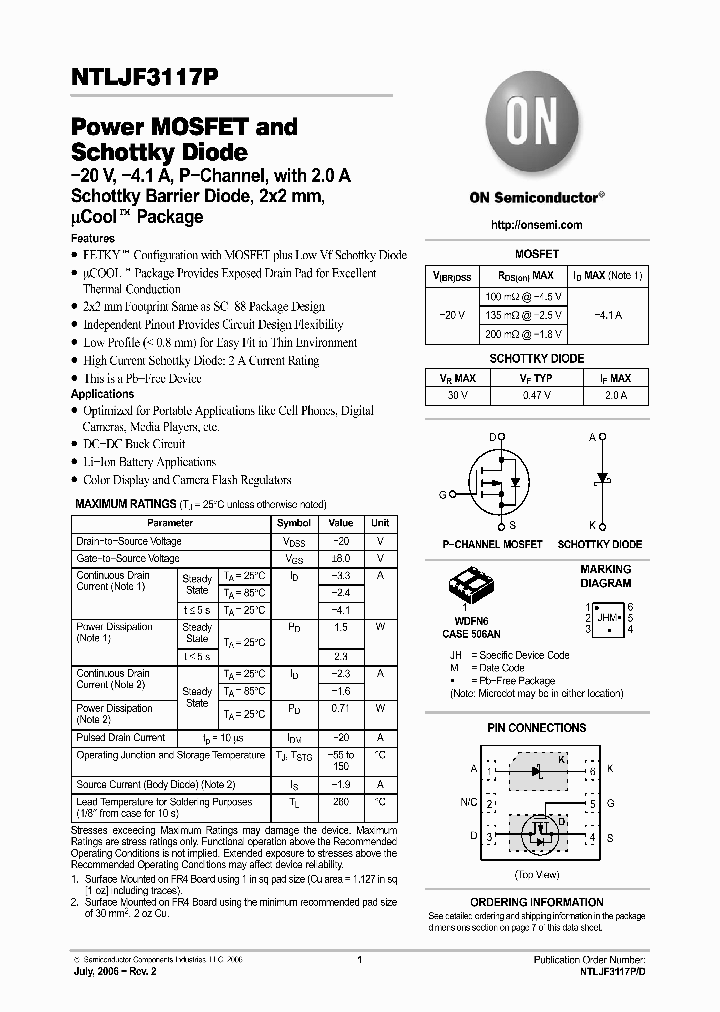 NTLJF3117PTAG_5972993.PDF Datasheet
