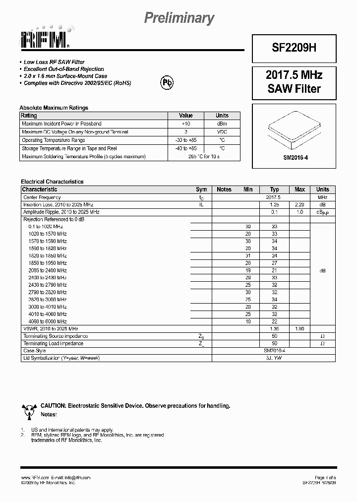 SF2209H_5974481.PDF Datasheet