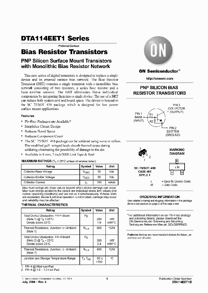 DTA124XET1G_5975999.PDF Datasheet