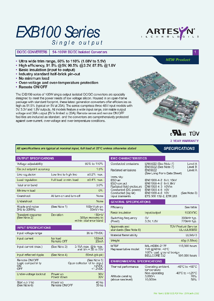EXB100-48S1V8_5978281.PDF Datasheet